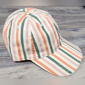 American Eagle Outfitters Aerie Striped Baseball Ball Cap One Size New With Tags